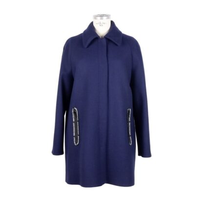 Love Moschino - Blue Wool Women Coat