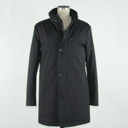 Made in Italy - Black Wool Men Jacket