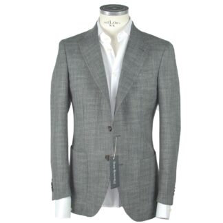 Emilio Romanelli - Light Blue Wool Men Blazer