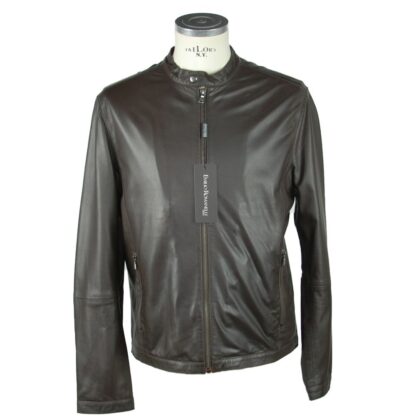 Emilio Romanelli - Emilio Romanelli Elegant Leather Jacket