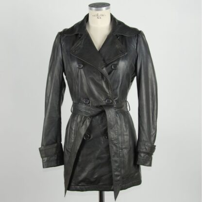 Emilio Romanelli - Brown Leather Women's Coat