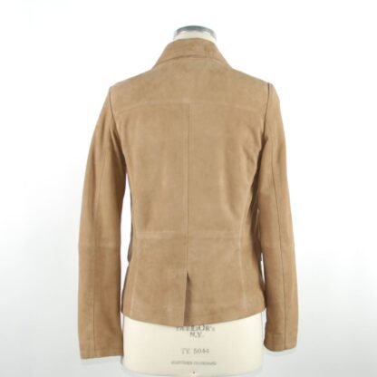 Emilio Romanelli - Elegant Beige Leather Jacket