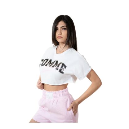 Comme Des Fuckdown - Chic Stretch Cotton Logo Shorts