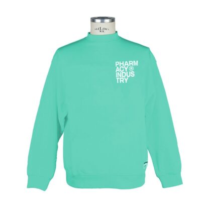 Pharmacy Industry - Chic Green Logo Crewneck Sweatshirt