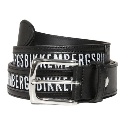 Bikkembergs - Black Calfskin Men Belt