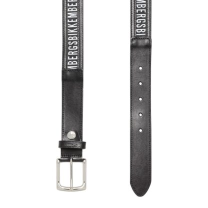 Bikkembergs - Black Calfskin Men Belt