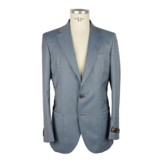 Emilio Romanelli - Beige Wool Men Blazer