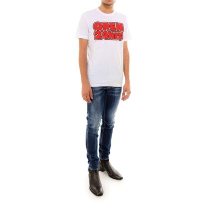 Dsquared² - Elevated White Cotton Roundneck T-Shirt