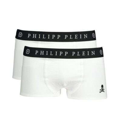 Philipp Plein - White Cotton Men's Boxer