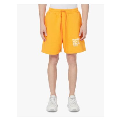 Pharmacy Industry - Chic Orange Cotton Trousers with Logo Detail