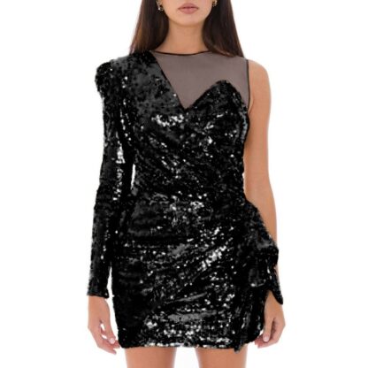 Elisabetta Franchi - Glamorous Sequined Evening Dress