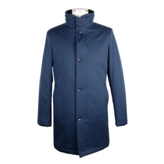 Made in Italy - Elegant Wool-Cashmere Men's Coat