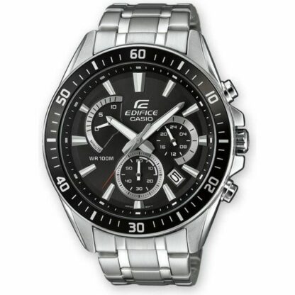 Casio Chronograph Wristwatch EFR-552D-1AVUEF (L x W x H) 53 x 47 x 12.3 mm Silver Enclosure material=Stainless steel Mat - Βραχιόλι Δραστηριότητας Μαύρο