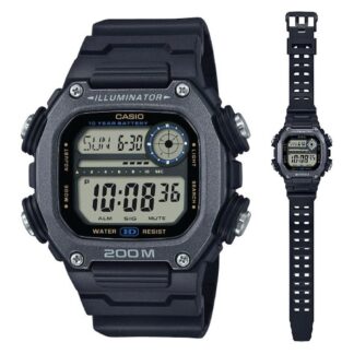 Ανδρικά Ρολόγια Casio ILLUMINATOR WORLDTIME Μαύρο Γκρι (Ø 40 mm)