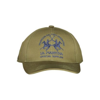 La Martina - Green Cotton Men Cap