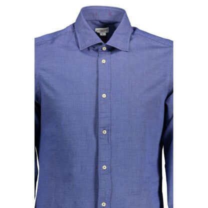 U.S. POLO ASSN. - Blue Cotton Men Shirt