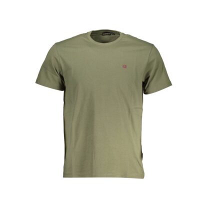 Napapijri Green Cotton Men T-Shirt