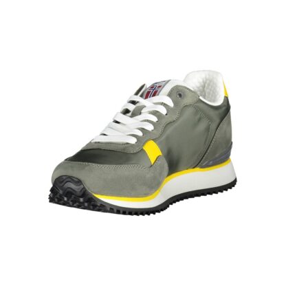 Napapijri - Green Polyester Men Sneaker