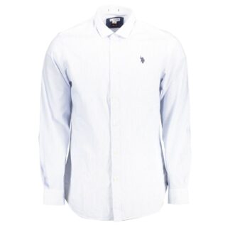 U.S. POLO ASSN. - White Cotton Men Shirt