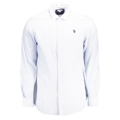 U.S. POLO ASSN. - Light Blue Cotton Men Shirt