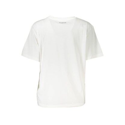 Desigual - White Cotton Women T-Shirt