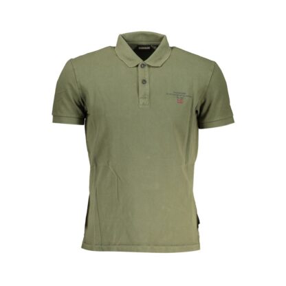 Napapijri - Green Cotton Men Polo