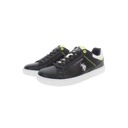 U.S. POLO ASSN. - Black Polyester Men Sneaker