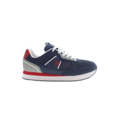 U.S. POLO ASSN. - Blue Polyester Men Sneaker