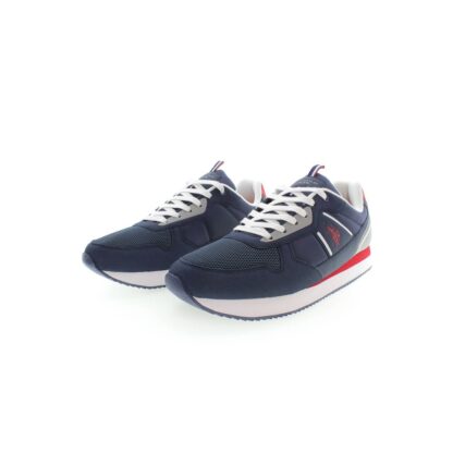 U.S. POLO ASSN. - Blue Polyester Men Sneaker