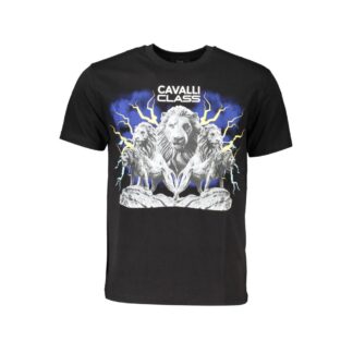 Cavalli Class - Red Cotton Men T-Shirt