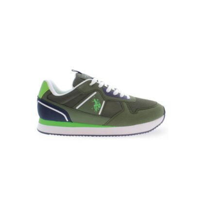 U.S. POLO ASSN. - Green Polyester Men Sneaker