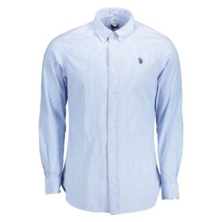 U.S. POLO ASSN. - Blue Cotton Men Shirt