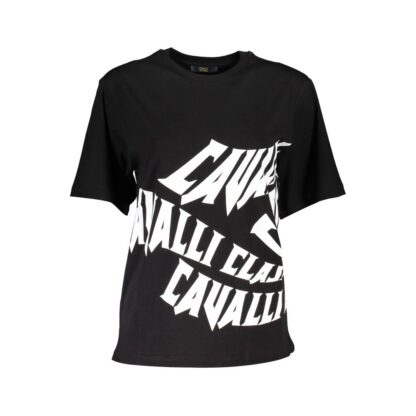 Cavalli Class - Black Cotton Women Top