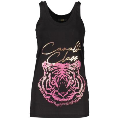 Cavalli Class - Black Cotton Women Top