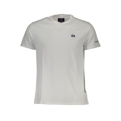 La Martina - White Cotton Men T-Shirt