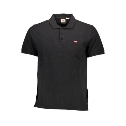 Levi's - Black Cotton Men Polo Shirt