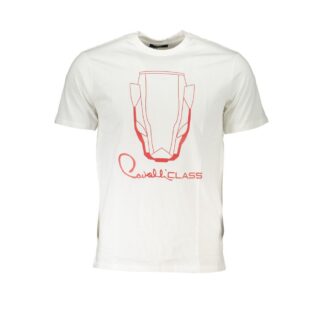 Cavalli Class Red Cotton T-Shirt