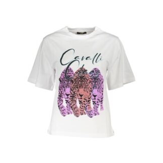 Cavalli Class - Black Cotton Women T-Shirt