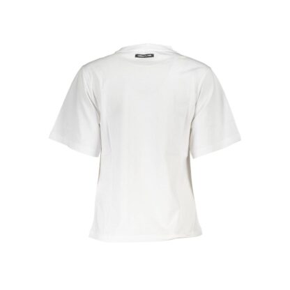 Cavalli Class - White Cotton Women T-Shirt