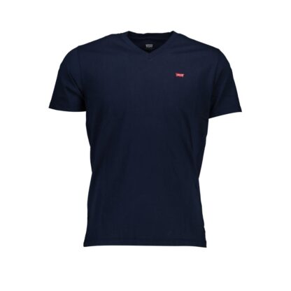 Levi's - Blue Cotton Men T-Shirt