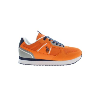 U.S. POLO ASSN. - Orange Polyester Men Sneaker