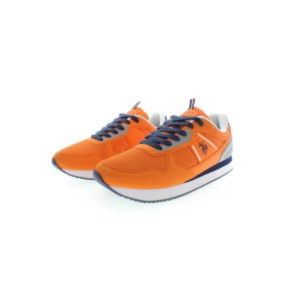 U.S. POLO ASSN. - Orange Polyester Men Sneaker