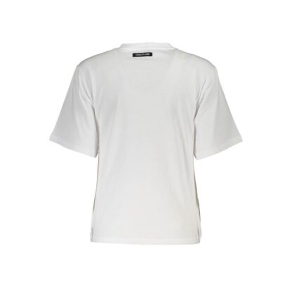 Cavalli Class - White Cotton Women T-Shirt