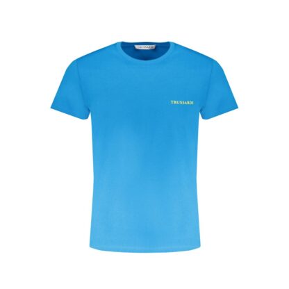 Trussardi Light Blue Cotton T-Shirt