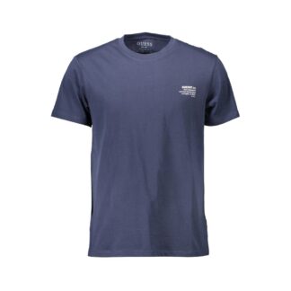 Guess Jeans - Blue Cotton Men T-Shirt