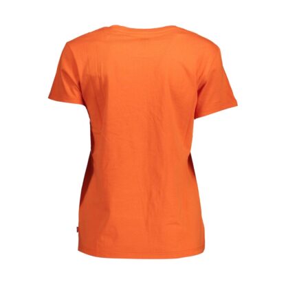 Levi's - Orange Cotton Women T-Shirt