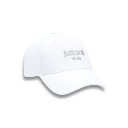 Just Cavalli - White Cotton Men Cap