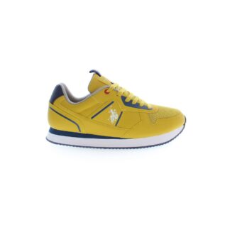 U.S. POLO ASSN. - Yellow Polyester Men Sneaker