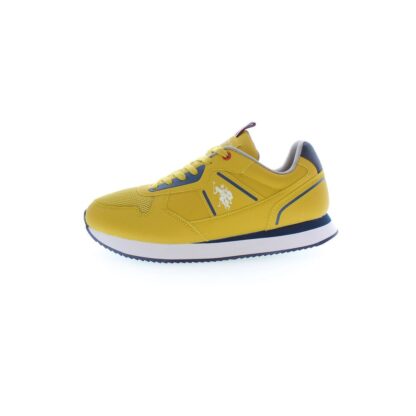 U.S. POLO ASSN. - Yellow Polyester Men Sneaker