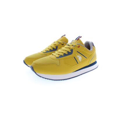 U.S. POLO ASSN. - Yellow Polyester Men Sneaker